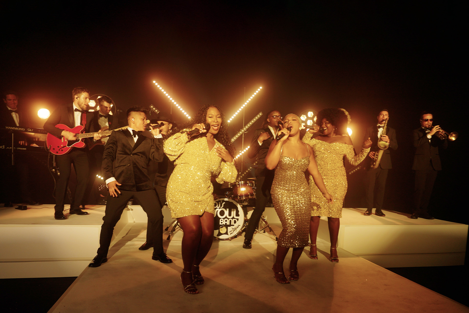 As Seen in Vogue: OJ's Soul Band Light Up Jesse & Taura’s London Wedding