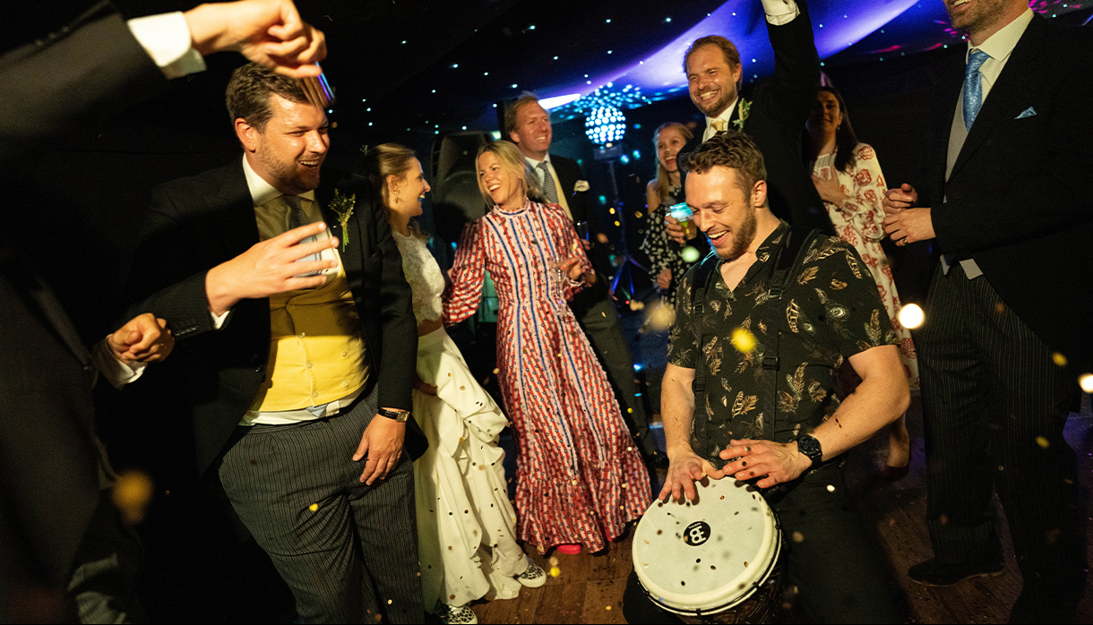 DJs With Percussion Entertainment Hire In London
